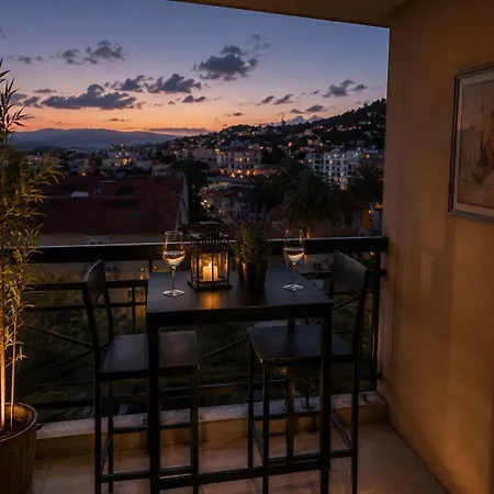 -terrace- 2min To - Ac - Wifi - Pool Κάννες